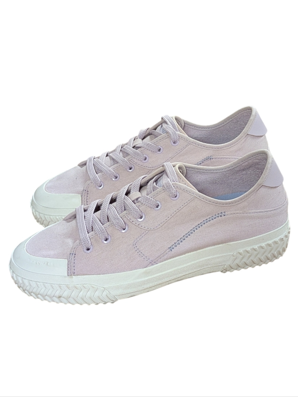 Skechers Street Trax Wedge Fit Sneakers Lavender Size 10